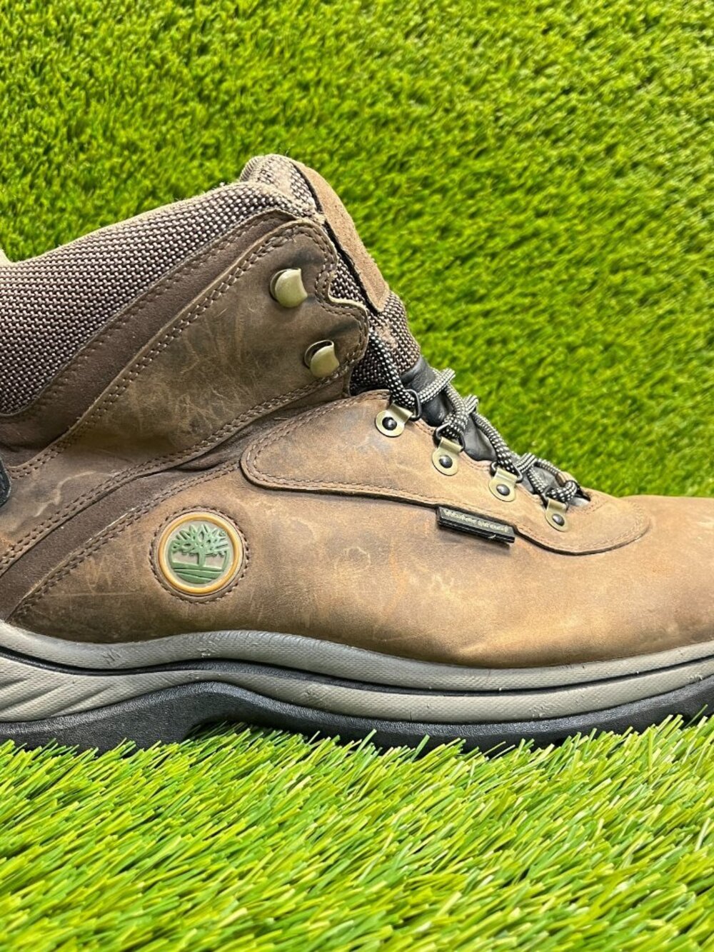 Timberland Ledge Mid Mens Size 13 Brown Outdoor Leather Waterproof Hiking Boots
